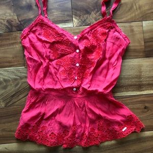 Dark pink tank top from Gilly Hicks! Size Small